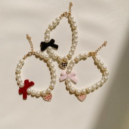 Pet Fragrance Necklace Supplier - Soft Polyester Bell Jewelry