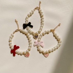 Pet Fragrance Necklace Supplier - Soft Polyester Bell Jewelry