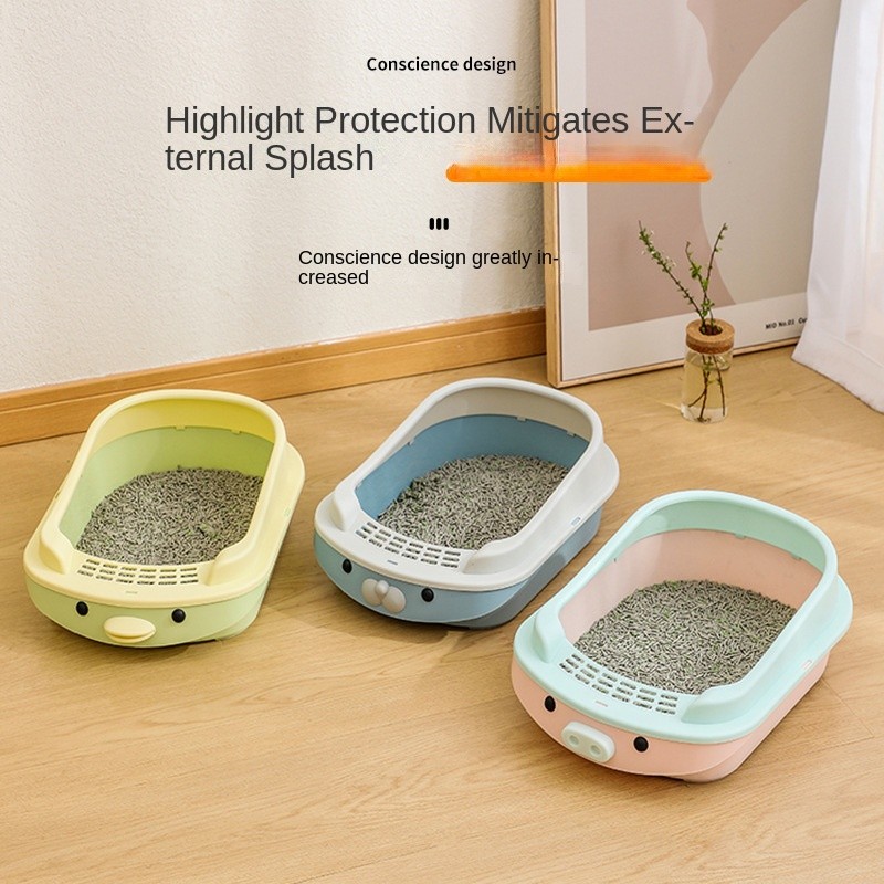 Semi-Enclosed Cat Litter Box Manufacturer - Anti-Splash Easy Clean