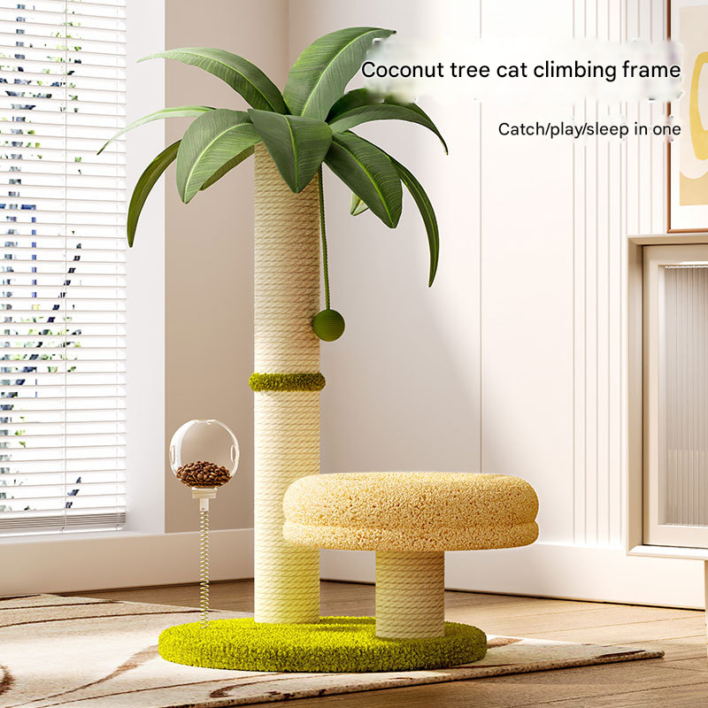 Coconut Tree Cat Rack Manufacturer - Sisal Grind Claw Toy Stick