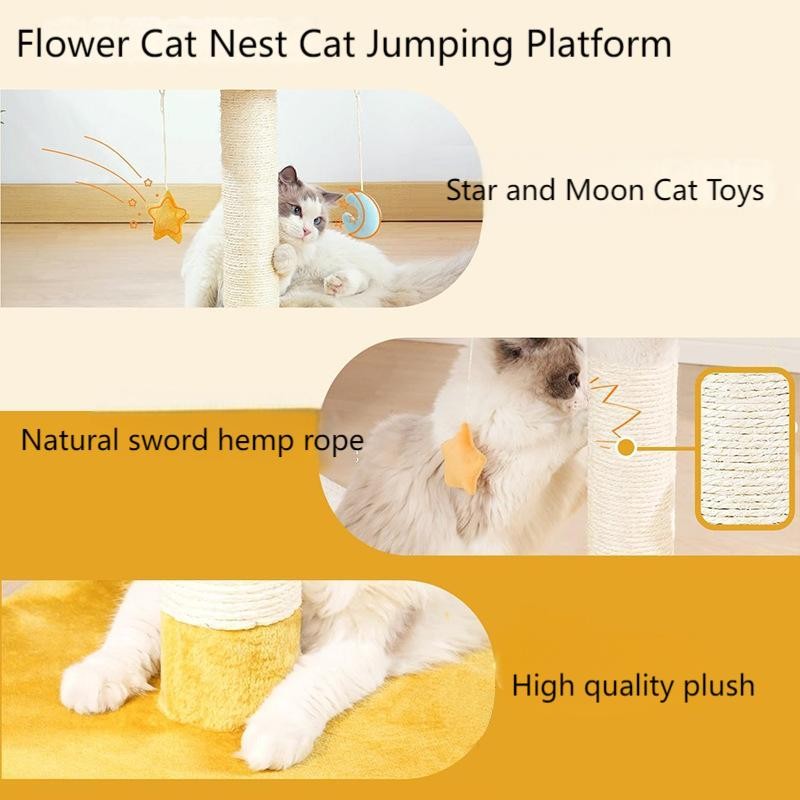 Cat Grab Column Supplier - Sisal Climbing Frame Jumping Platform