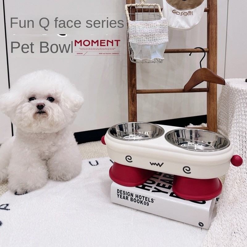 Double Pet Bowl Manufacturer - Stainless Steel Cervical Protection