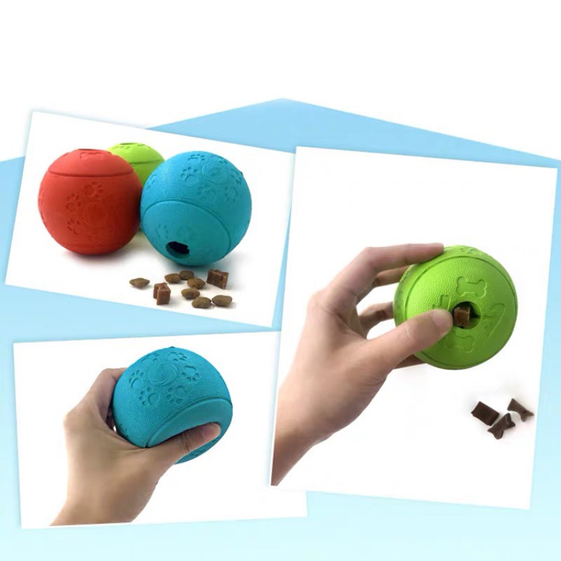Dog Snack Toy Factory - Small Rubber Treat Ball Safe