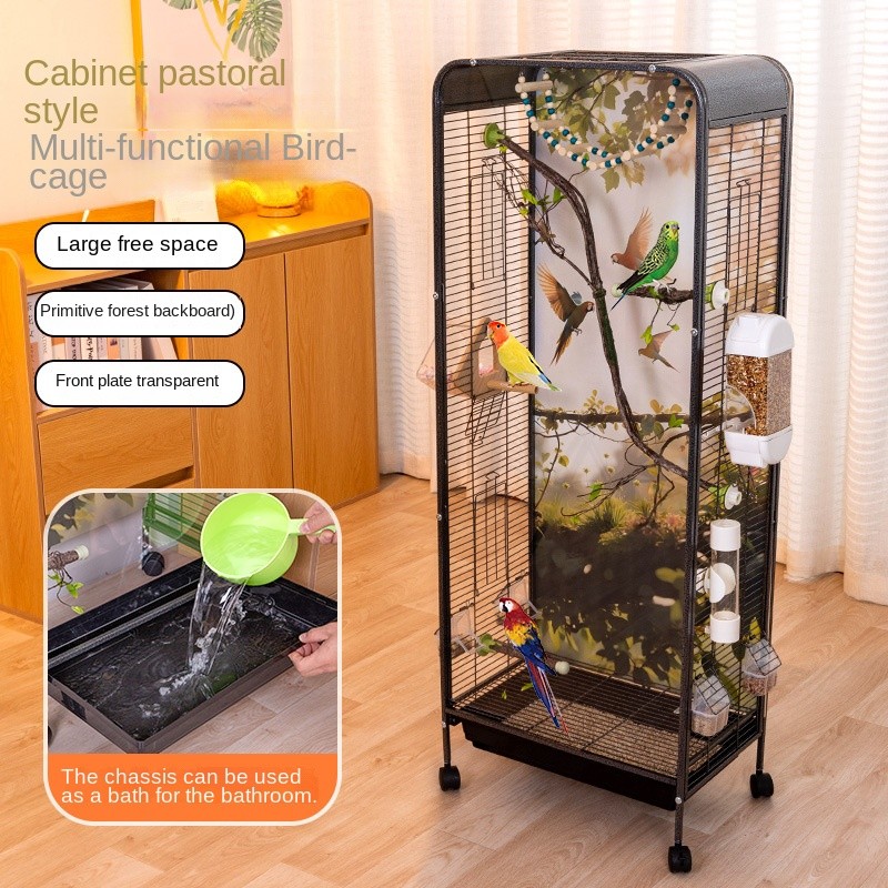 Acrylic Bird Cage Manufacturer - Large Space Transparent Cabinet