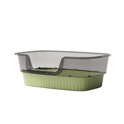 Cat Litter Basin Supplier - High Fence Anti-Splash Semi-Closed