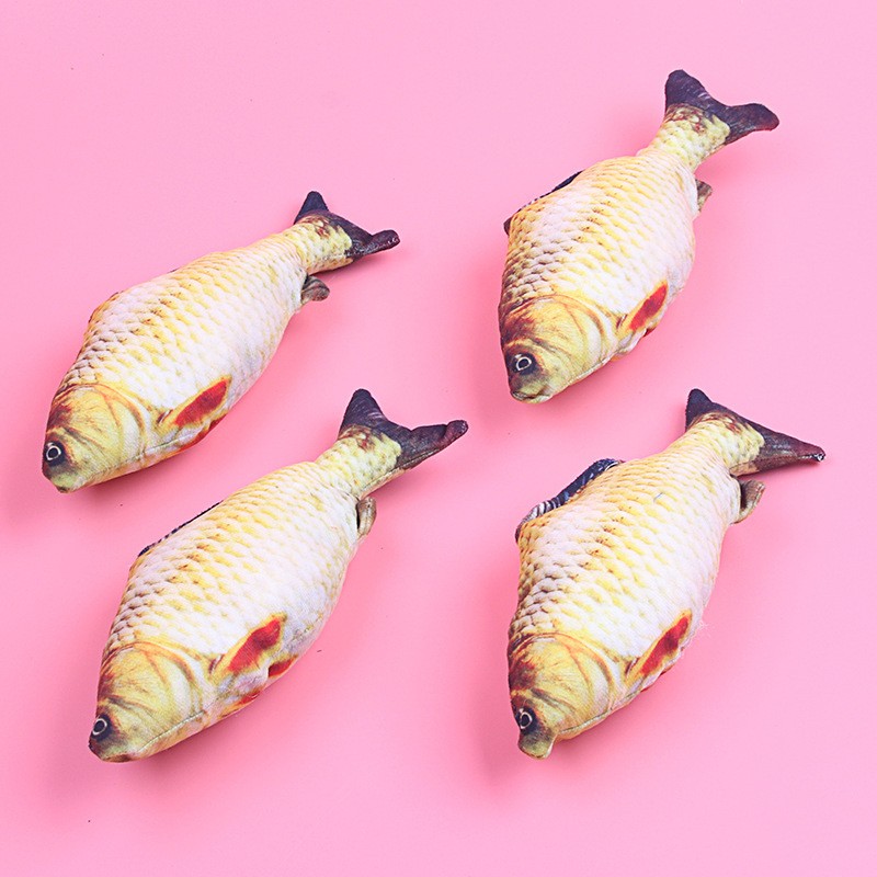 Cat Chew Toys Manufacturer - Plush Fish Mint Teasing Molar