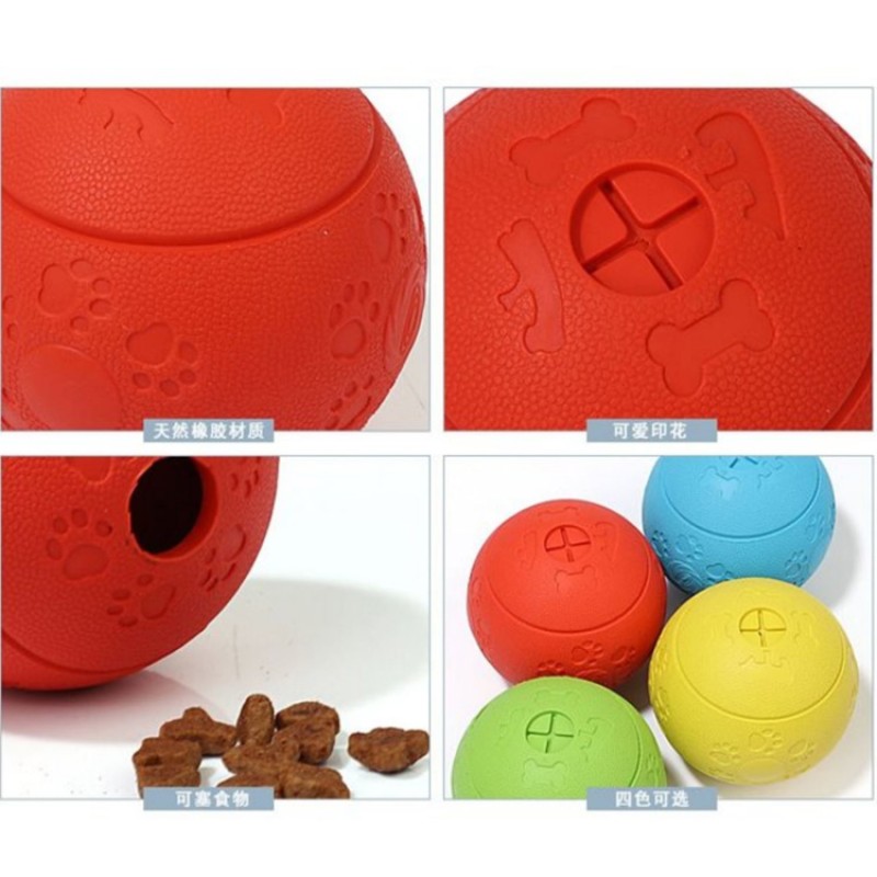 Dog Snack Toy Factory - Small Rubber Treat Ball Safe