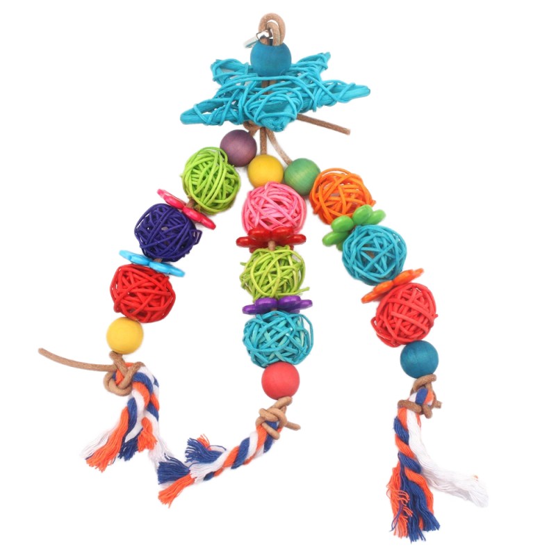 Bird Chew Toy Factory - Yellow Relief Plastic Acrylic Buckle