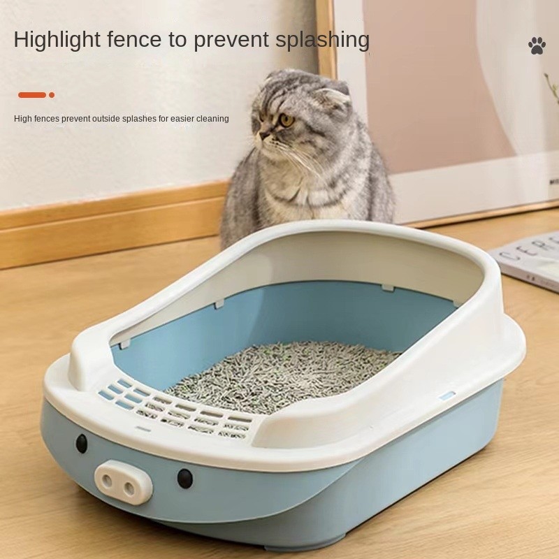 Semi-Enclosed Cat Litter Box Manufacturer - Anti-Splash Easy Clean