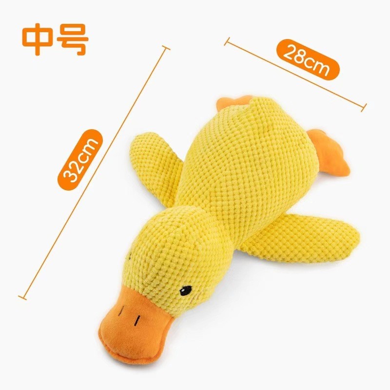 Pet Squeak Toy Supplier - Plush Sleeping Duck Stress Relief