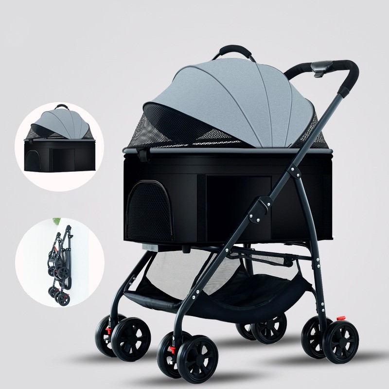 Pet Stroller Factory - High Quality 4-Wheel Small Dogs Cats