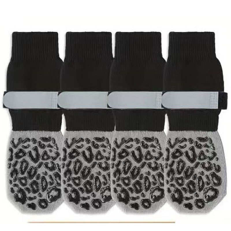 Large Dog Socks Supplier - Anti-Scratch Cotton Mute Foot Cover