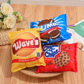 Soft Plush Dog Toys Supplier - Potato Chips Series Tear-Resistant
