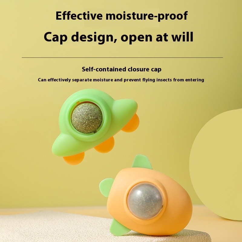 Cat Lick Toy Manufacturer - Rotating Snack Molar Teeth Cleansing