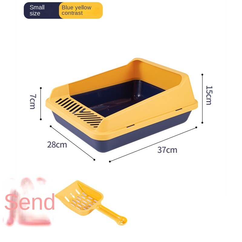 Semi-Enclosed Cat Litter Basin Factory - Anti-Splash Odor-Proof