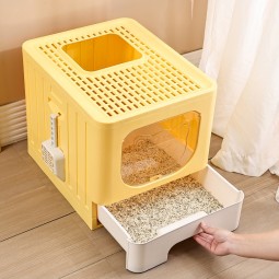 Cat Litter Box Factory - Closed Drawer-Type Easy Sand Changing