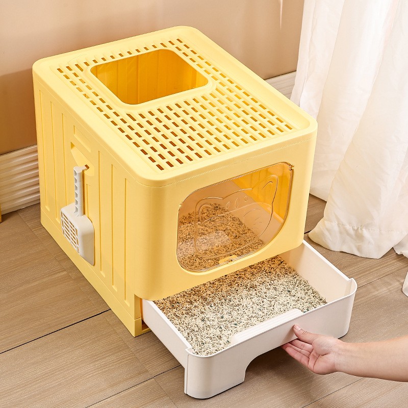 Cat Litter Box Factory - Closed Drawer-Type Easy Sand Changing
