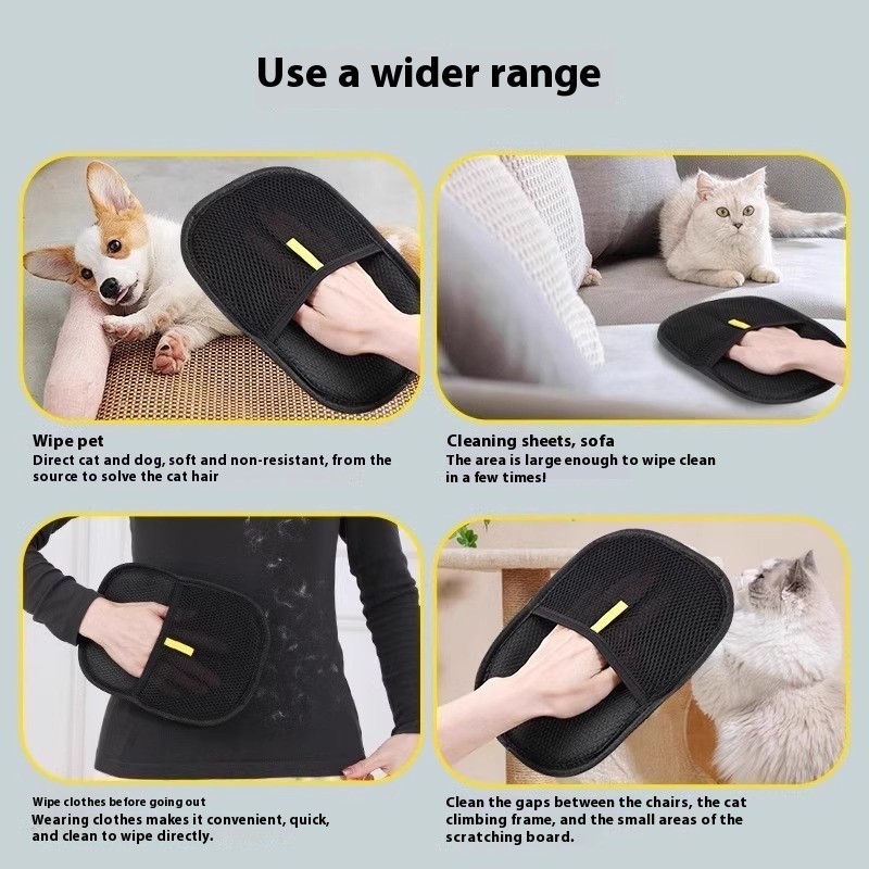 Pet Grooming Gloves Supplier - Hair Removal Electrostatic Brush