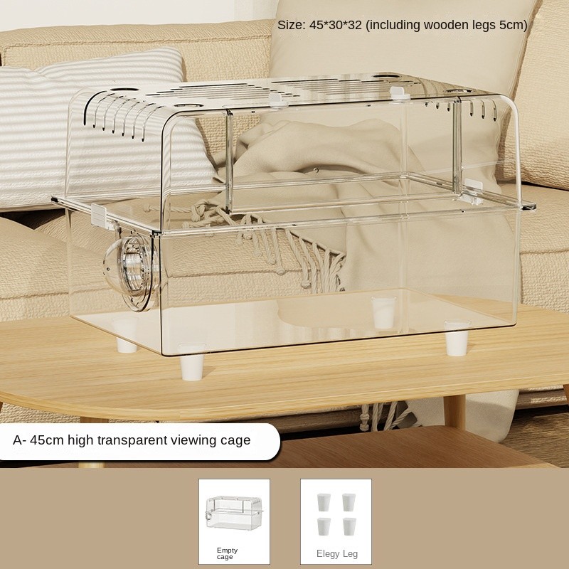 Hamster Cage Supplier - Acrylic Transparent Animal House