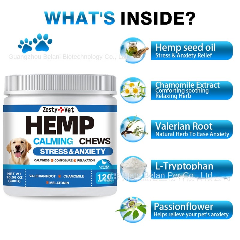 Pet Calm Tablets Supplier - OEM Relax Stress Anxiety