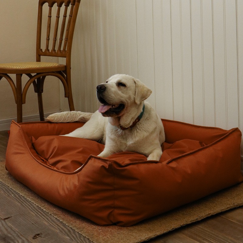Waterproof Dog Bed Factory - Leather Tech Cloth Removable