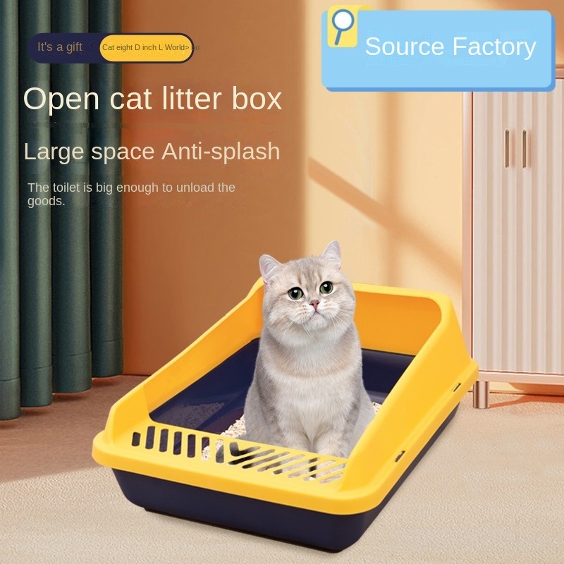 Semi-Enclosed Cat Litter Basin Factory - Anti-Splash Odor-Proof
