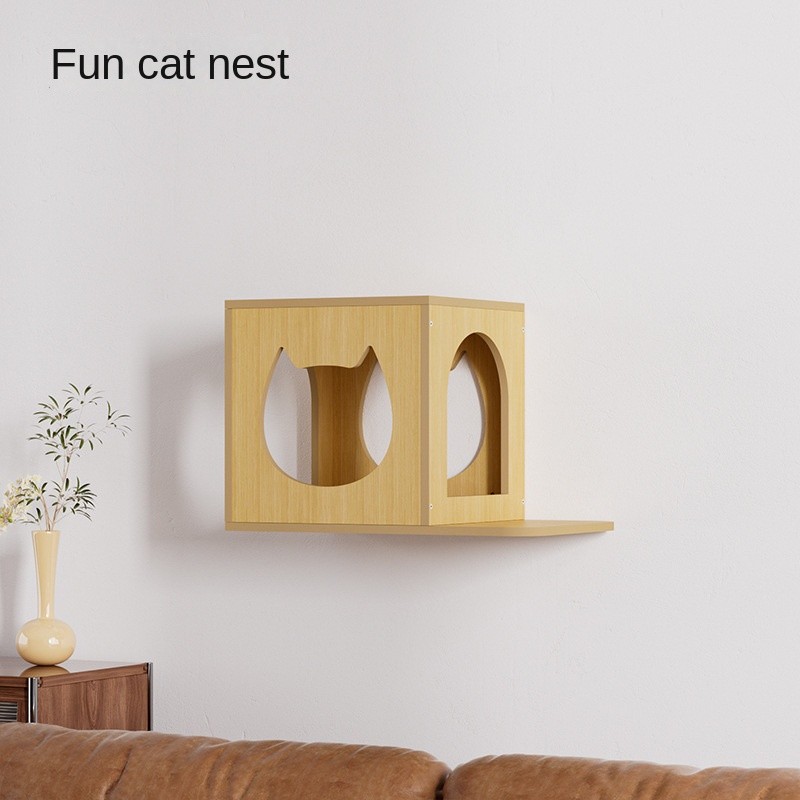 Wall-Mounted Cat Tree Supplier - Integrated Jumping Platform