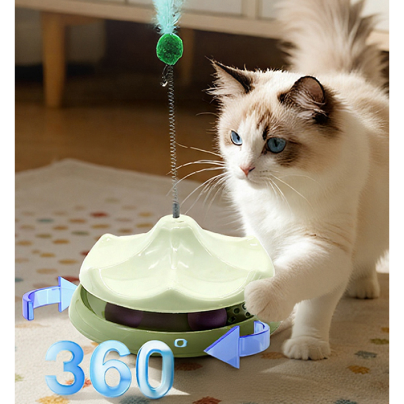 Interactive Cat Toy Factory - Self-Hi Feather Tease Track