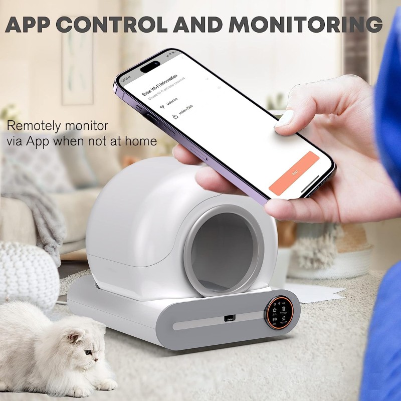 Smart Cat Toilet Factory - Large Capacity Intelligent Exhaust
