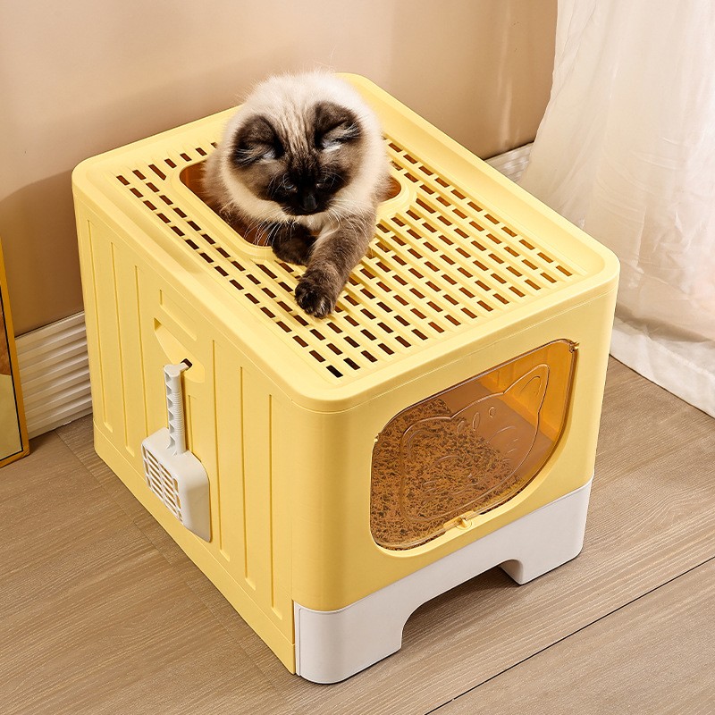 Cat Litter Box Factory - Closed Drawer-Type Easy Sand Changing