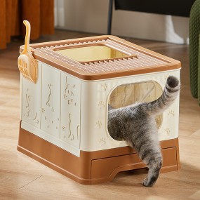Enclosed Cat Litter Box Manufacturer - Eco-Friendly Splash Prevention