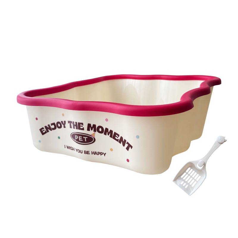 Cat Litter Box Supplier - Thickened Anti-Splash Plastic Toilet