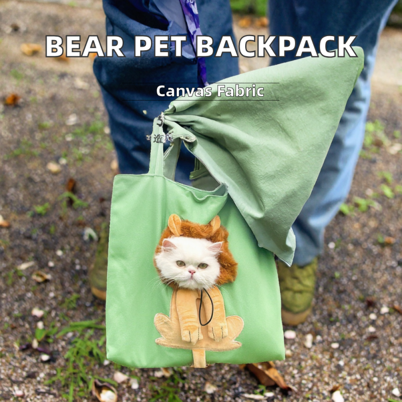 Pet Shoulder Backpack Factory - Breathable Canvas Carrier OEM