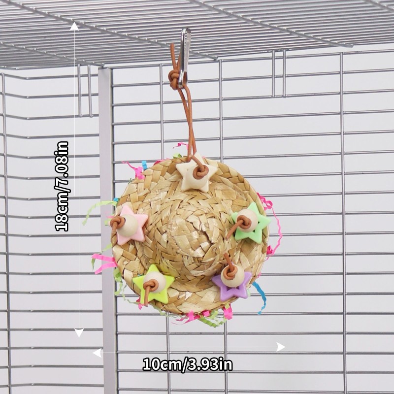 Parrot Swing Supplier - Wood Nylon Climbing Ring Plush