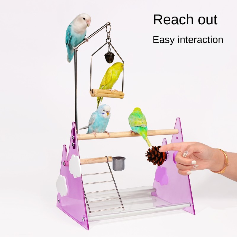 Transparent Birdcage Supplier - High-End Scene Metal Villa