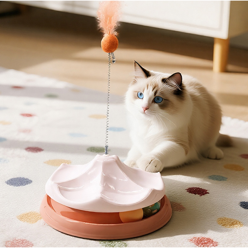 Interactive Cat Toy Factory - Self-Hi Feather Tease Track