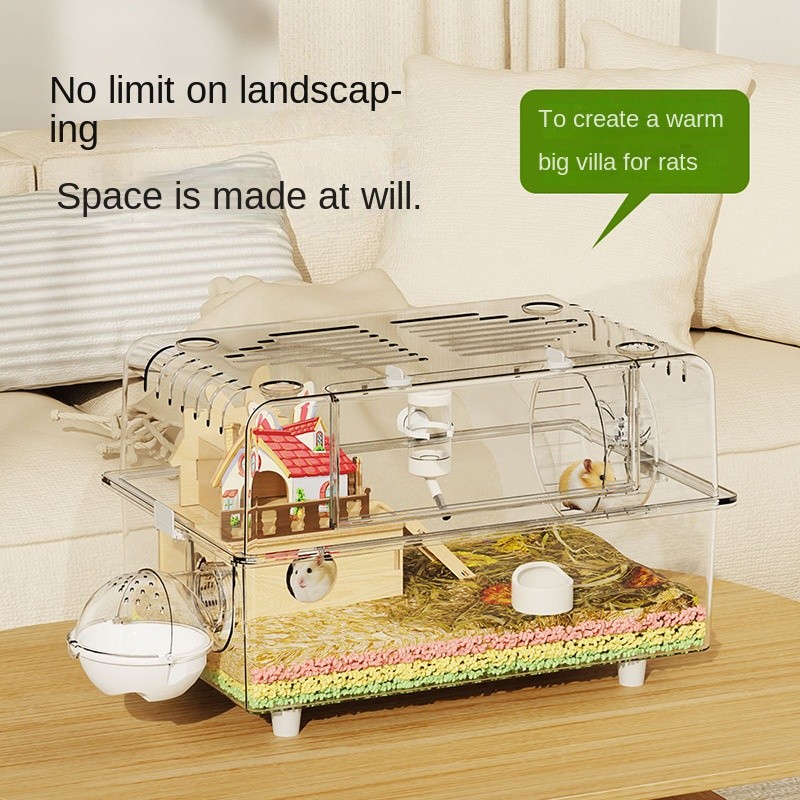 Hamster Cage Supplier - Acrylic Transparent Animal House
