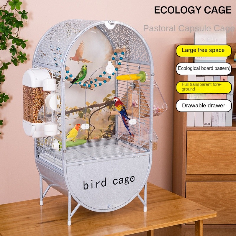 Parrot Cage Factory - Pastoral Transparent Tiger Skin Landscape