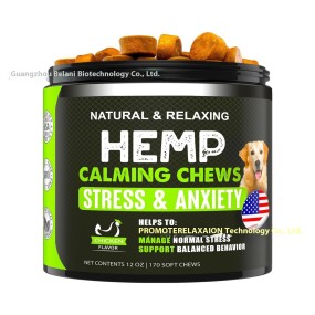 Pet Emotional Balance Supplier - Chewable Tablets Fish-Based