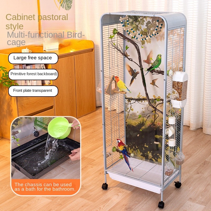 Acrylic Bird Cage Manufacturer - Large Space Transparent Cabinet
