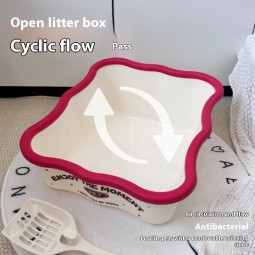 Cat Litter Box Supplier - Thickened Anti-Splash Plastic Toilet