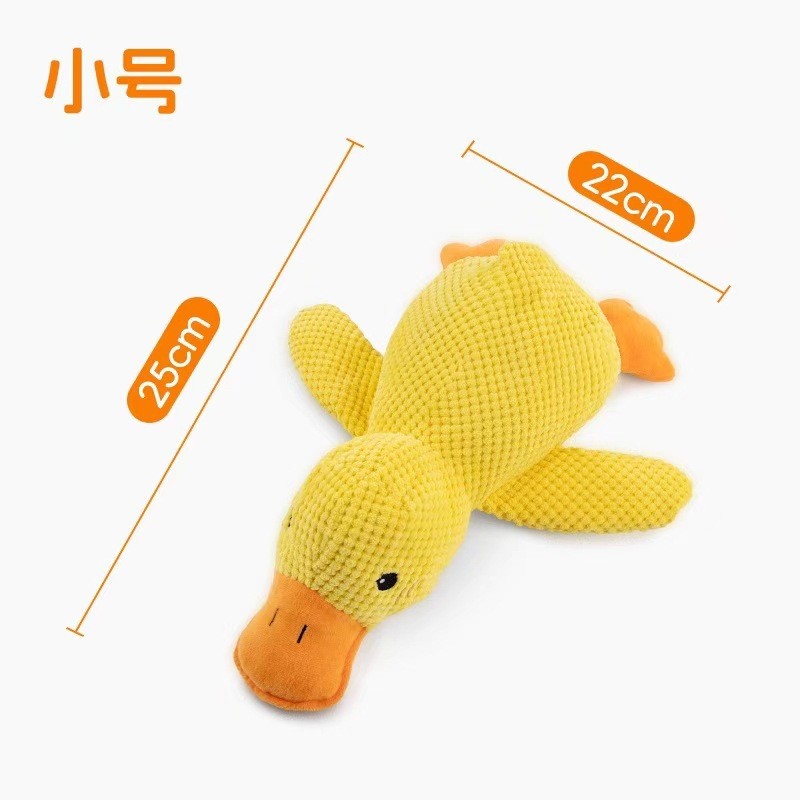 Pet Squeak Toy Supplier - Plush Sleeping Duck Stress Relief