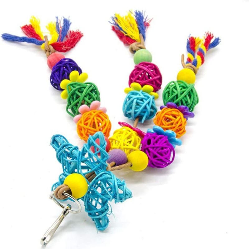 Bird Chew Toy Factory - Yellow Relief Plastic Acrylic Buckle