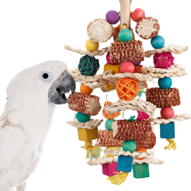 Parrot Puzzle Supplier - Xuan Feng Windmill Rattan Colored