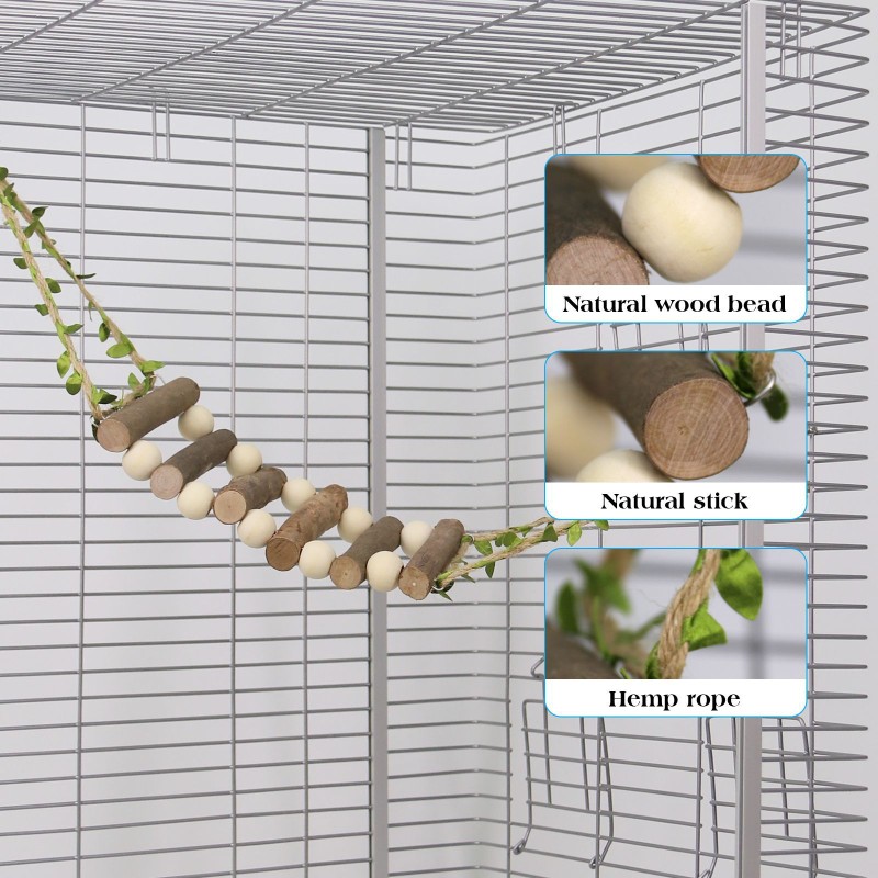 Bird Toys Manufacturer - Eco-Friendly Cotton Rope Ladder