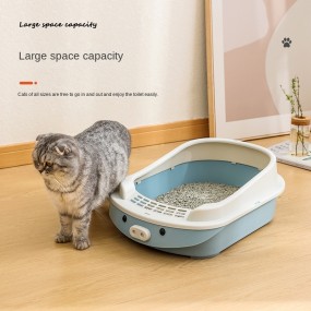 Semi-Enclosed Cat Litter Box Manufacturer - Anti-Splash Easy Clean