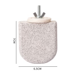 Parrot Cage Branches Supplier - Top Wooden Perch Volcanic Stone