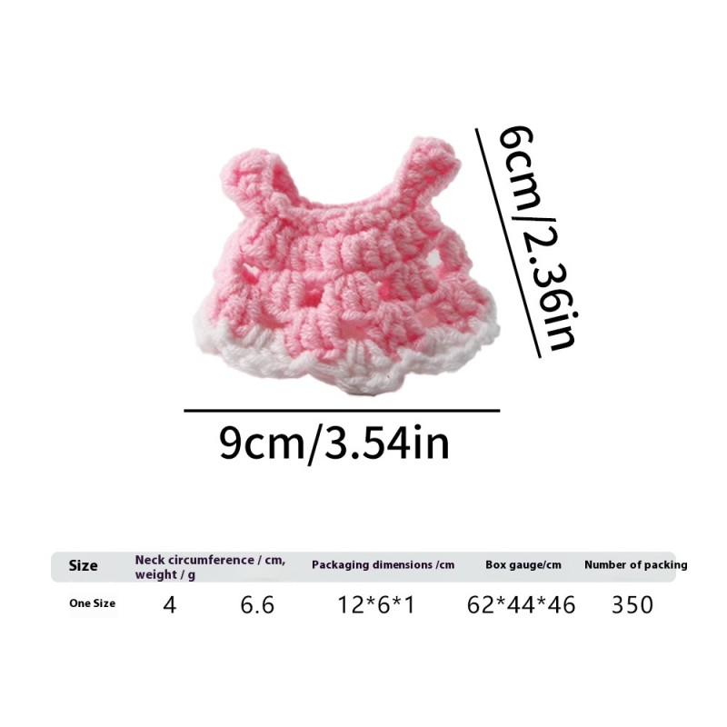 Hamster Dress Supplier - Knitted Lace Gauze Party Outfit