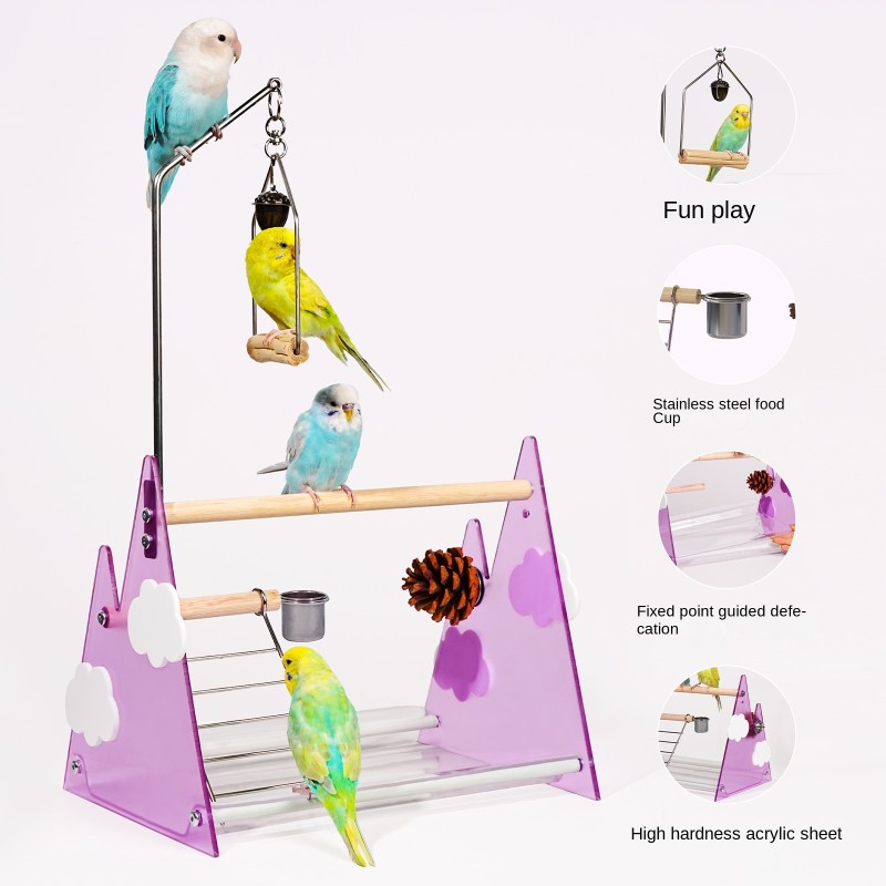 Transparent Birdcage Supplier - High-End Scene Metal Villa