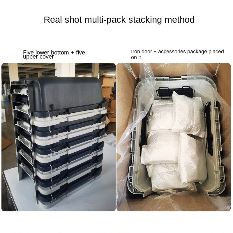 Plastic Air Case Manufacturer - Removable Iron Door Trolley